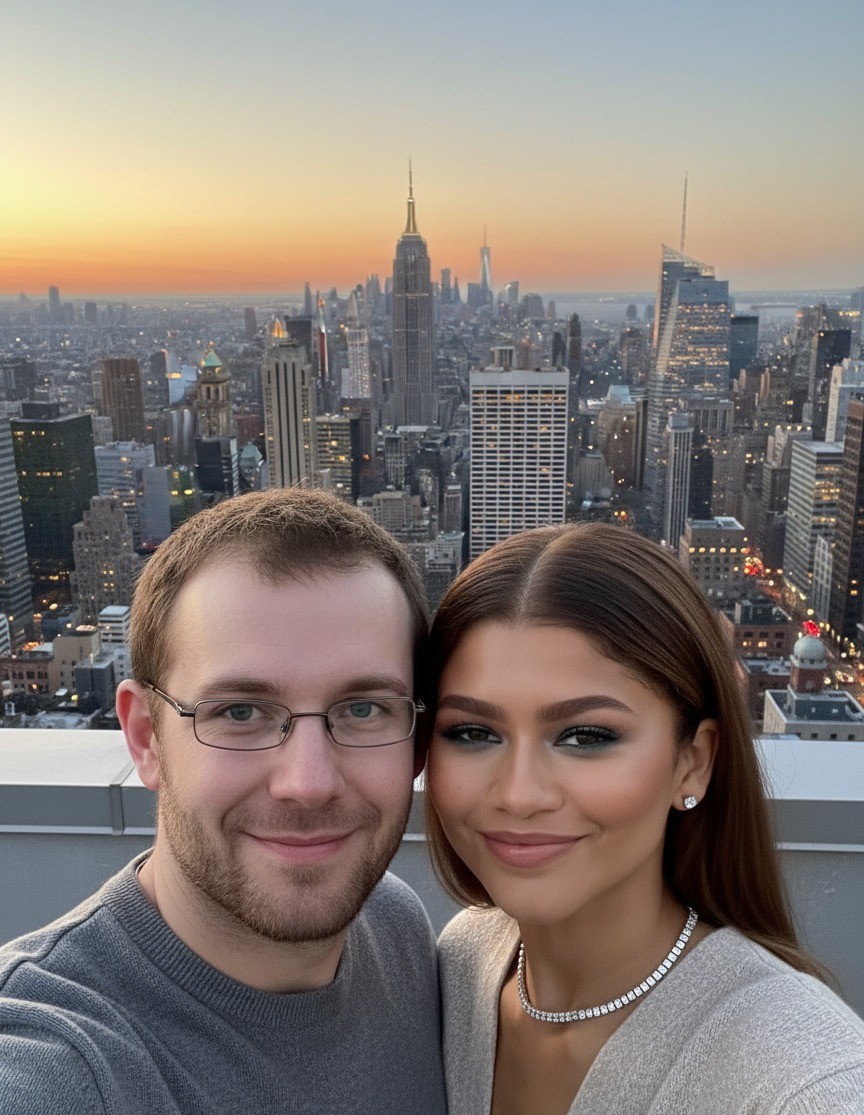 Montagem com Zendaya